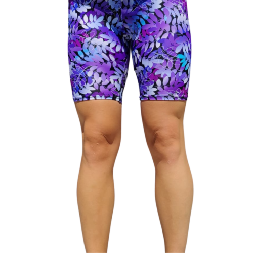 Purple Pattern Gym Shorts